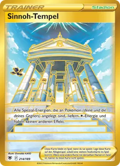 Sinnoh-Tempel, Karte 214 aus Astralglanz