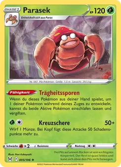 Parasek, Karte 005 aus Verlorener Ursprung