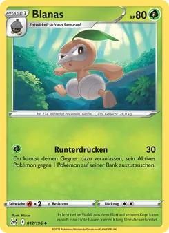 Blanas, Karte 012 aus Verlorener Ursprung