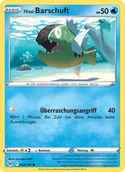 Hisui-Barschuft, Karte 044 aus Verlorener Ursprung