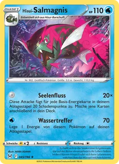 Hisui-Salmagnis, Karte 045 aus Verlorener Ursprung