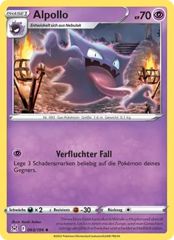 Alpollo, Karte 065 aus Verlorener Ursprung