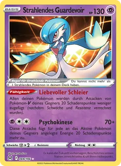 Strahlendes Guardevoir, Karte 069 aus Verlorener Ursprung