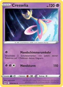 Cresselia, Karte 074 aus Verlorener Ursprung