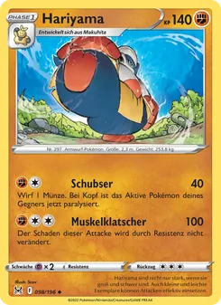 Hariyama, Karte 098 aus Verlorener Ursprung