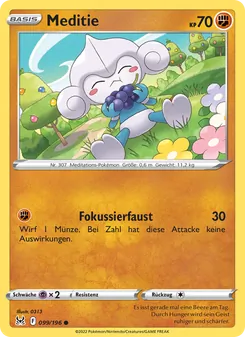 Meditie, Karte 099 aus Verlorener Ursprung