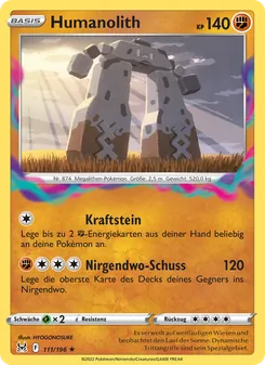 Humanolith, Karte 111 aus Verlorener Ursprung