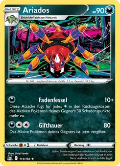 Ariados, Karte 113 aus Verlorener Ursprung