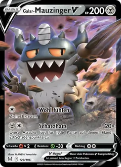 Galar-Mauzinger V, Karte 129 aus Verlorener Ursprung