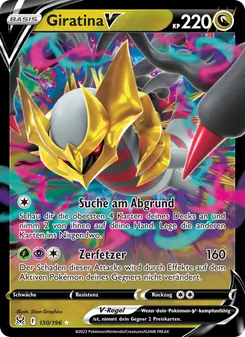 Giratina V, Karte 130 aus Verlorener Ursprung