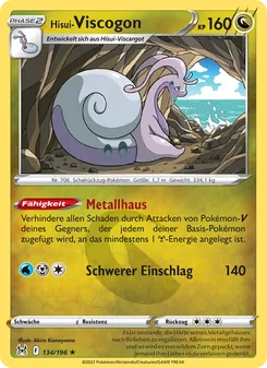 Hisui Viscogon, Karte 134 aus Verlorener Ursprung