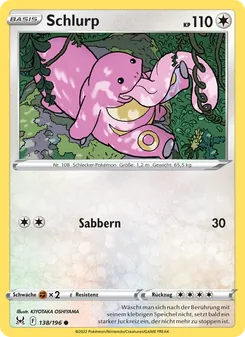 Schlurp, Karte 138 aus Verlorener Ursprung