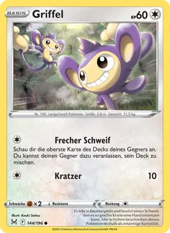 Griffel, Karte 144 aus Verlorener Ursprung