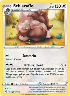 Schlaraffel, Karte 151 aus Verlorener Ursprung