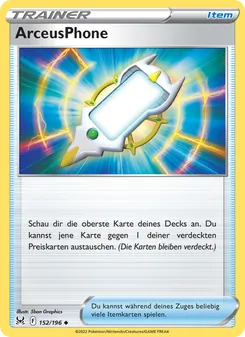 ArceusPhone, Karte 152 aus Verlorener Ursprung