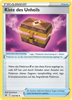 Kiste des Unheils, Karte 154 aus Verlorener Ursprung