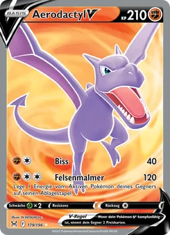 Aerodactyl V, Karte 179 aus Verlorener Ursprung