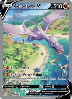 Aerodactyl V, Karte 180 aus Verlorener Ursprung