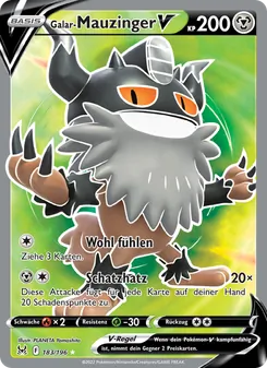 Galar-Mauzinger V, Karte 183 aus Verlorener Ursprung