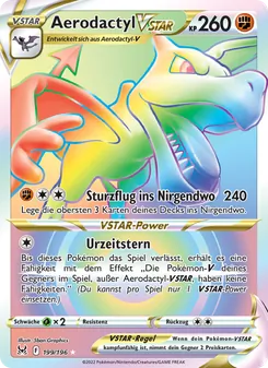 Aerodactyl VSTAR, Karte 199 aus Verlorener Ursprung