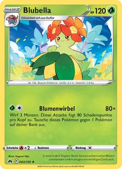 Blubella, Karte 003 aus Zenit der Könige