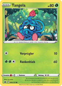 Tangela, Karte 004 aus Zenit der Könige
