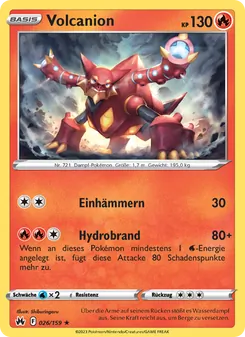 Volcanion, Karte 026 aus Zenit der Könige
