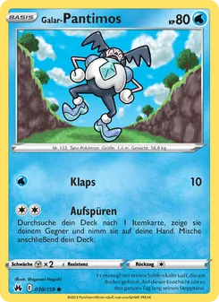 Galar-Pantimos, Karte 030 aus Zenit der Könige