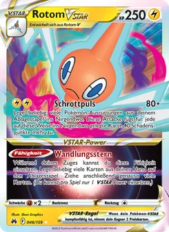 Rotom VSTAR, Karte 046 aus Zenit der Könige