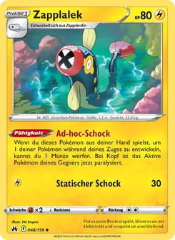 Zapplalek, Karte 048 aus Zenit der Könige