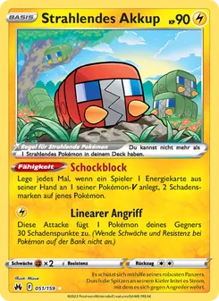 Strahlendes Akkup, Karte 051 aus Zenit der Könige