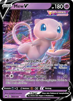 Mew V, Karte 060 aus Zenit der Könige