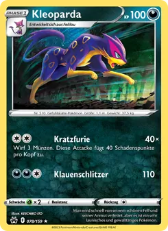 Kleoparda, Karte 078 aus Zenit der Könige