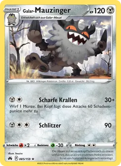 Galar-Mauzinger, Karte 085 aus Zenit der Könige