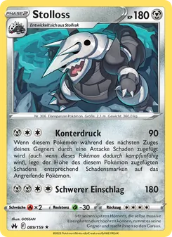 Stolloss, Karte 089 aus Zenit der Könige