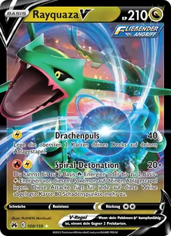 Rayquaza V, Karte 100 aus Zenit der Könige