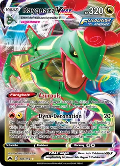 Rayquaza VMAX, Karte 101 aus Zenit der Könige