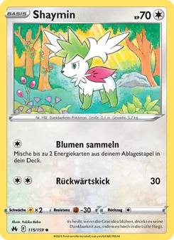 Shaymin, Karte 115 aus Zenit der Könige
