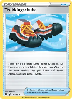 Trekkingschuhe, Karte 145 aus Zenit der Könige