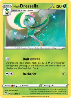 Hisui-Dressella, Karte 010 aus Silberne Sturmwinde