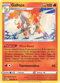 Gallopa, Karte 022 aus Silberne Sturmwinde
