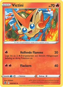 Victini, Karte 023 aus Silberne Sturmwinde