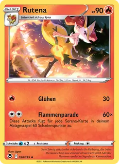 Rutena, Karte 026 aus Silberne Sturmwinde