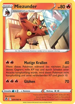Miezunder, Karte 031 aus Silberne Sturmwinde