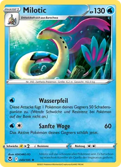 Milotic, Karte 040 aus Silberne Sturmwinde