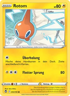 Rotom, Karte 053 aus Silberne Sturmwinde