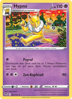 Hypno, Karte 061 aus Silberne Sturmwinde