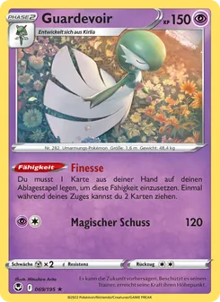 Guardevoir, Karte 069 aus Silberne Sturmwinde