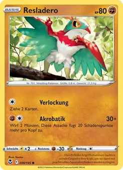 Resladero, Karte 098 aus Silberne Sturmwinde