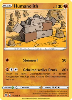 Humanolith, Karte 101 aus Silberne Sturmwinde